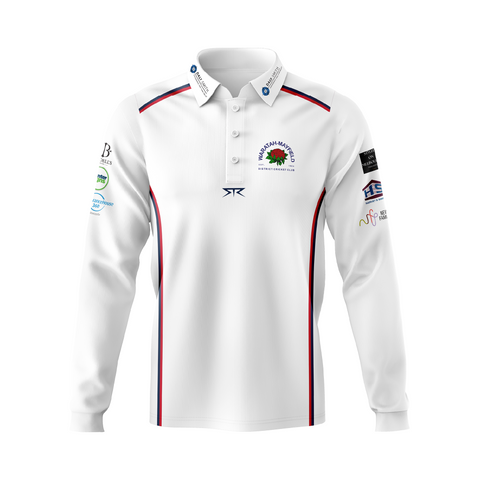 WMDCC CS Womens White Playing Top LS