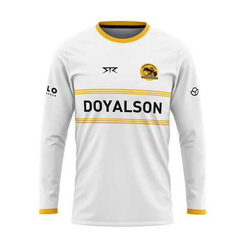 Doyalson White L/S Unisex Supporters Shirt