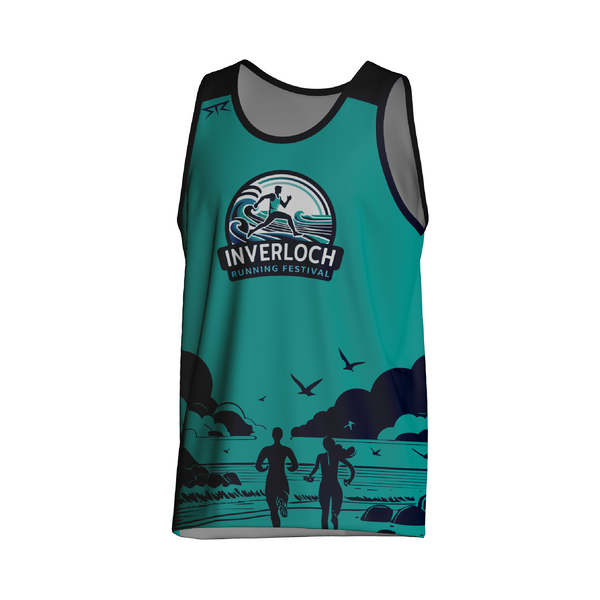 Inverloch Running Singlet Male (Green)
