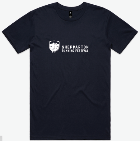 Shepparton Running Festival Female Short Sleeve Navy T-Shirt