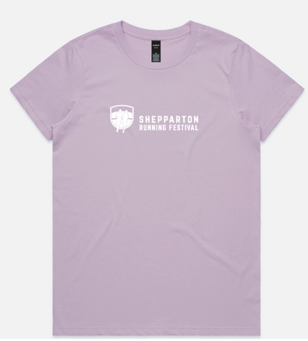 Shepparton Running Festival Short Sleeve Lavendar T-Shirt