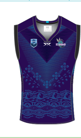 Hornets Touch Women's Playing Singlet NSW Logo