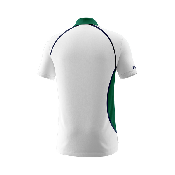 Men's UE Monash White/Bottle Green Polo