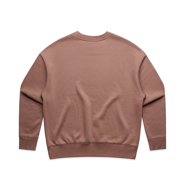 Female Crew Neck Jumper - Hazy Pink