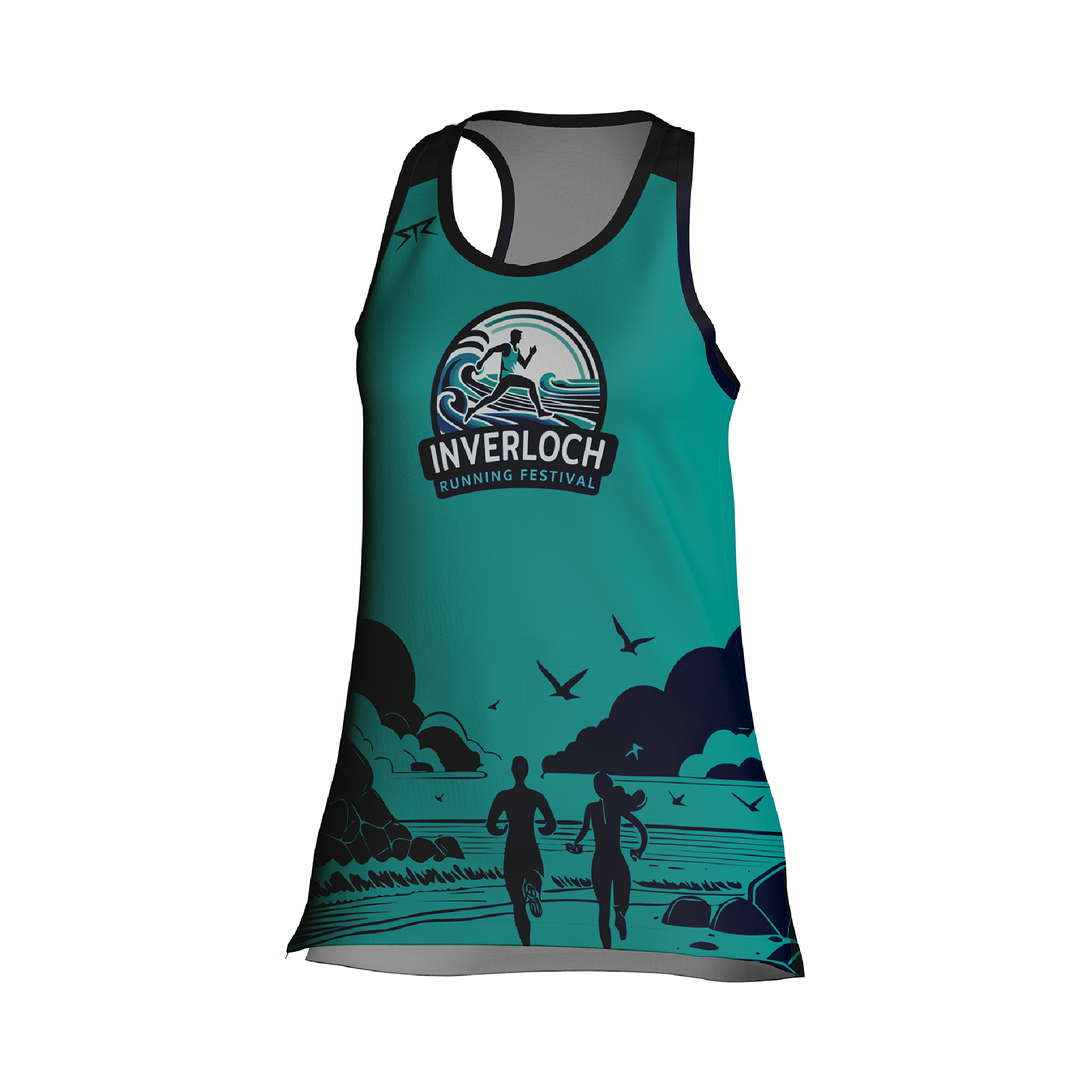 Inverloch Running Singlet Female (Green)