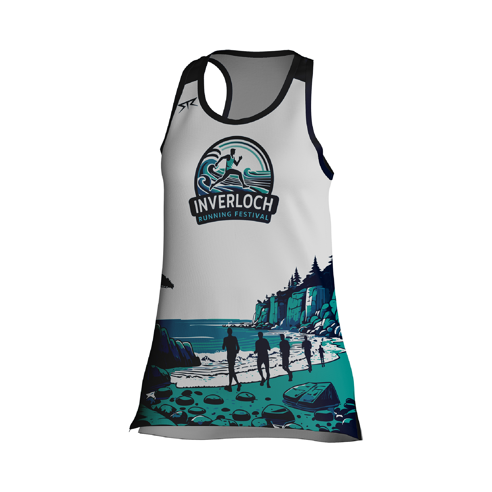 Inverloch Running Singlet Female (White)