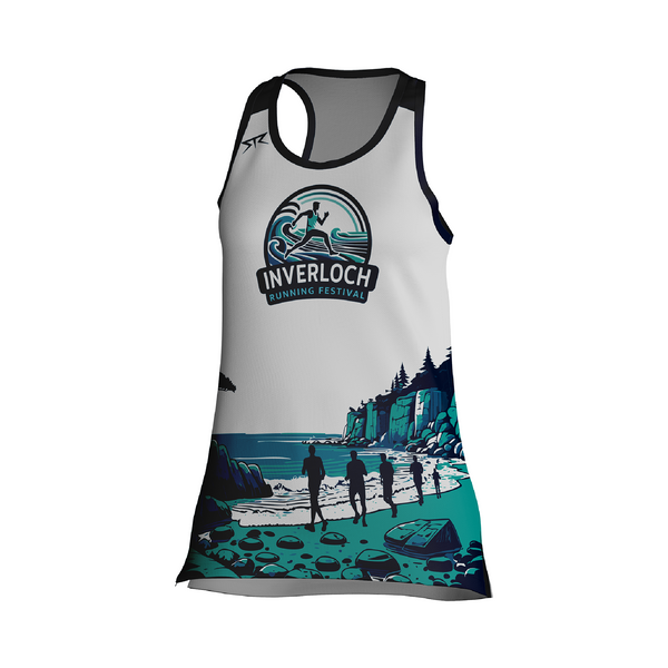 Inverloch Running Singlet Female (White)