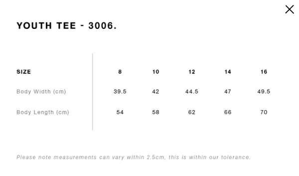 Take It To The Table Tee (Youth)