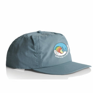 Surfing The Spectrum Surf Cap Slate/Pistachio