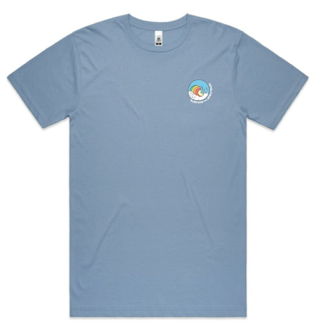 Surfing The Spectrum Male Tee Blue