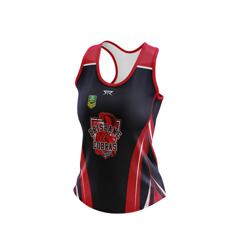 Brisbane Cobras Women's Training Singlet in Navy