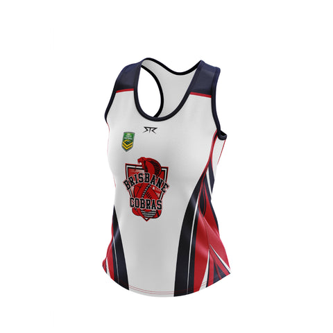 Brisbane Cobras Women's Training Singlet in White