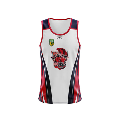 Brisbane Cobras Men's Training Singlet in White