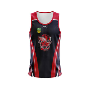 Brisbane Cobras Men's Training Singlet in Navy