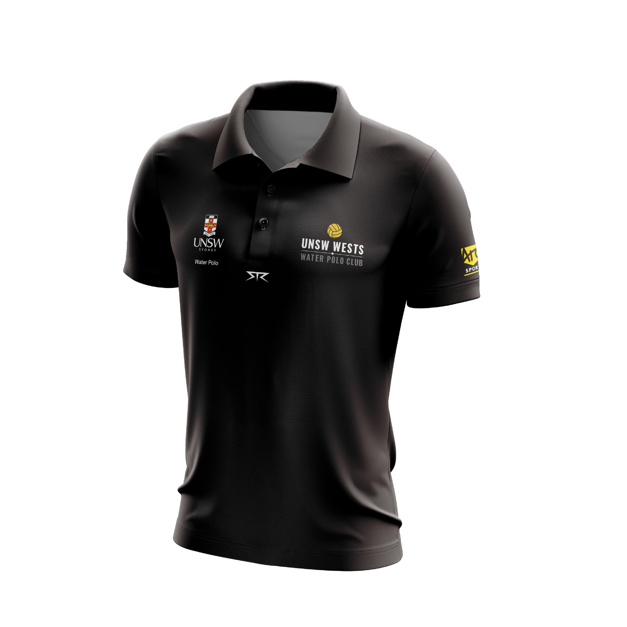 Men's UNSW Wests WPC Black Polo
