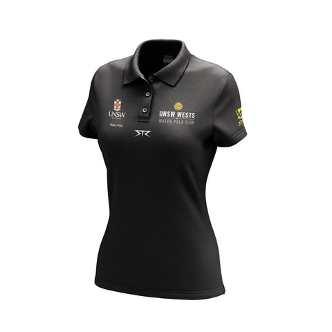 Women's UNSW Wests WPC Black Polo