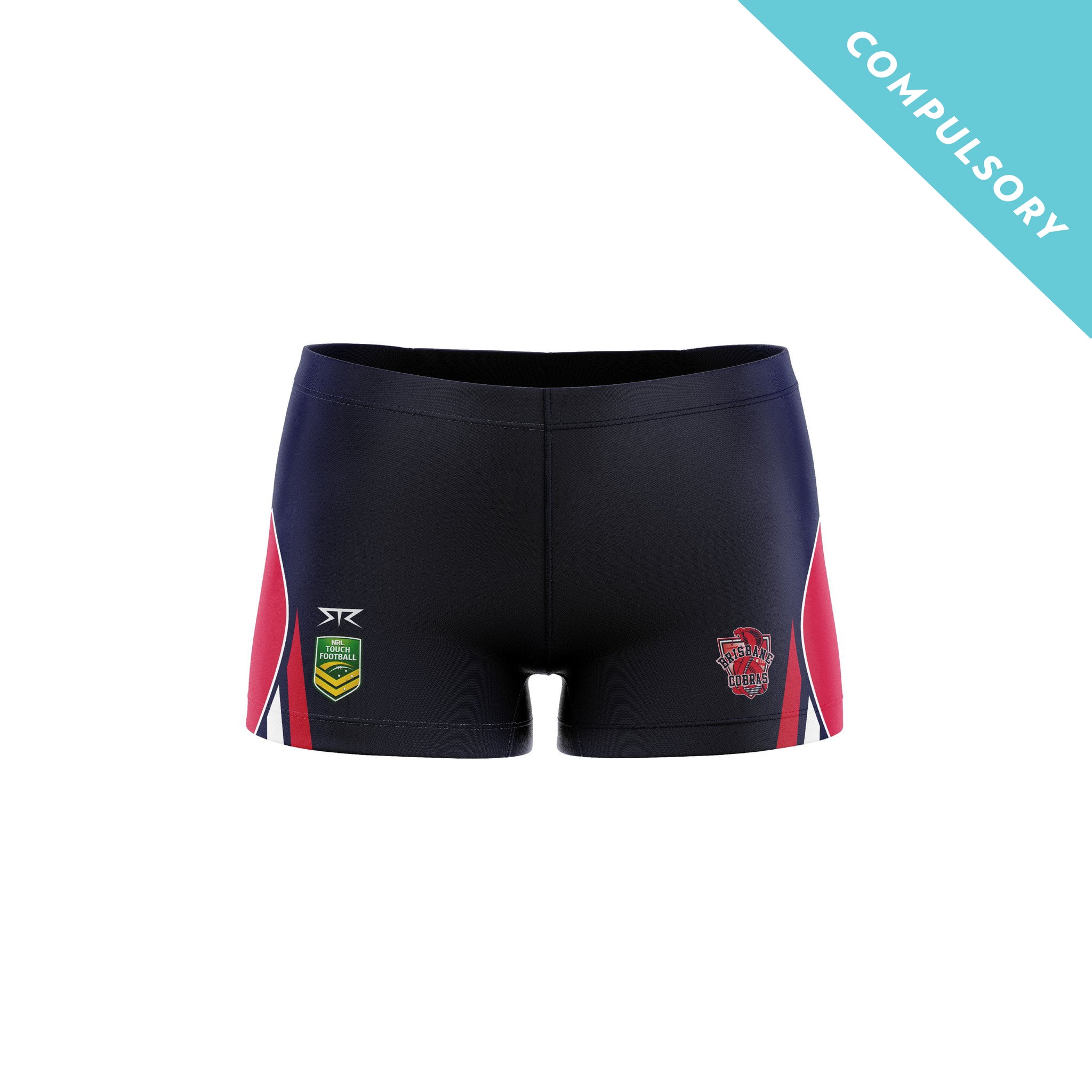 Brisbane Cobras Women's Bike Short W/ Leg Tape